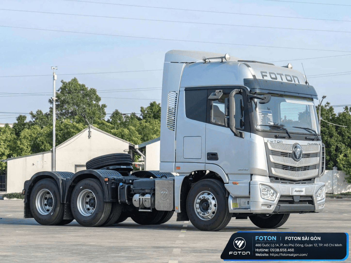 NGOẠI THẤT ĐẦU KÉO 2 CẦU AUMAN EST FV 400 (400Hp)